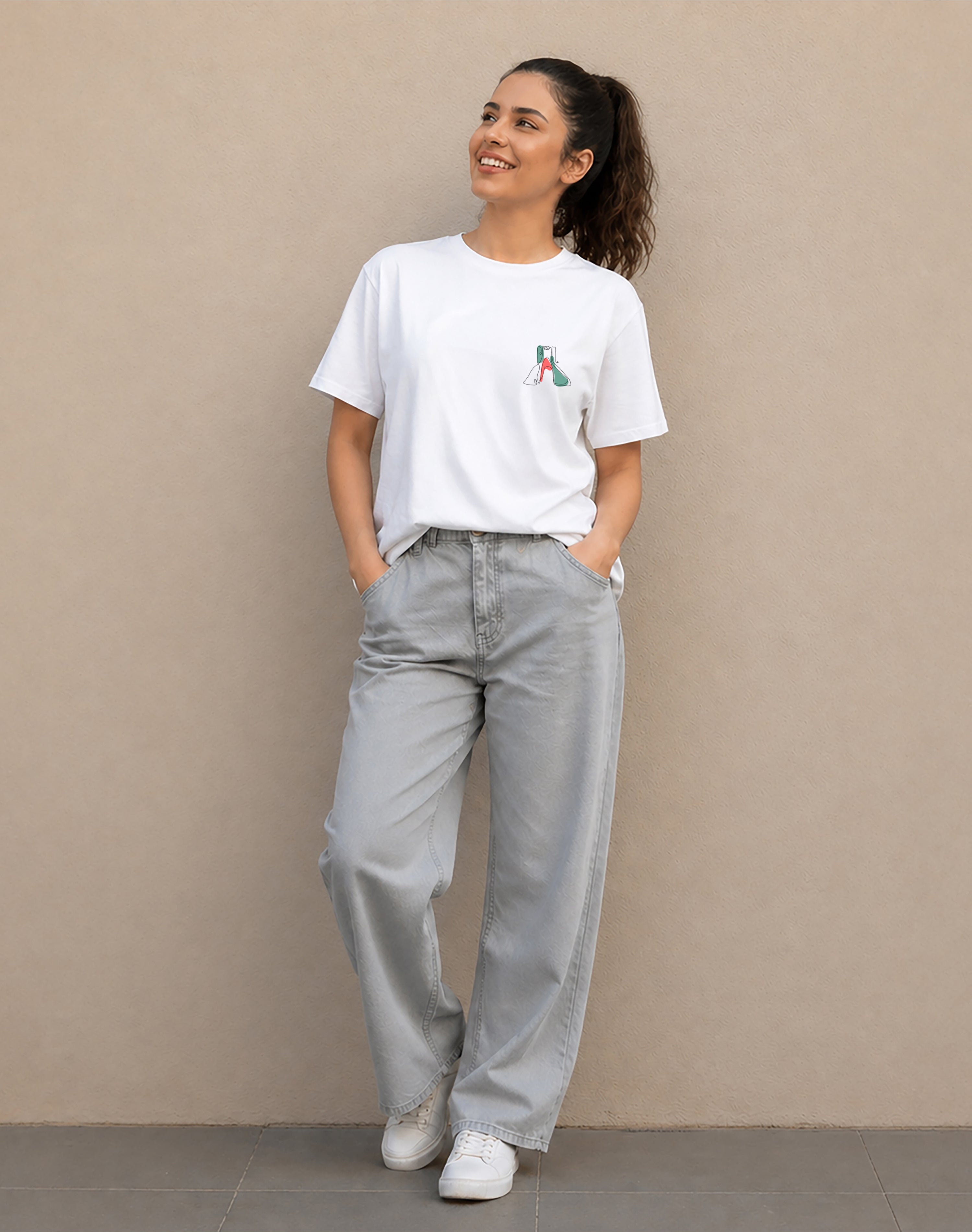 Mini Chest Printed Azadi T-Shirt